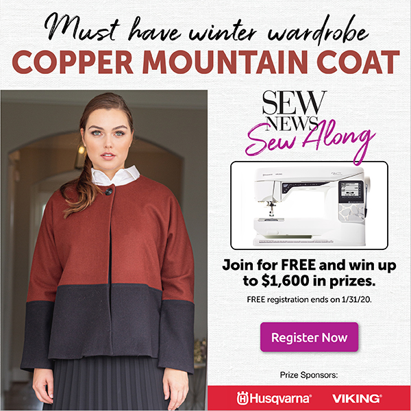 FREE! Copper Mountain Wool Coat Sew-Along -image