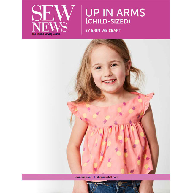 Kid's Up in Arms Blouse Digital Pattern