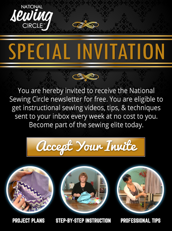National Sewing Circle Special Invitation