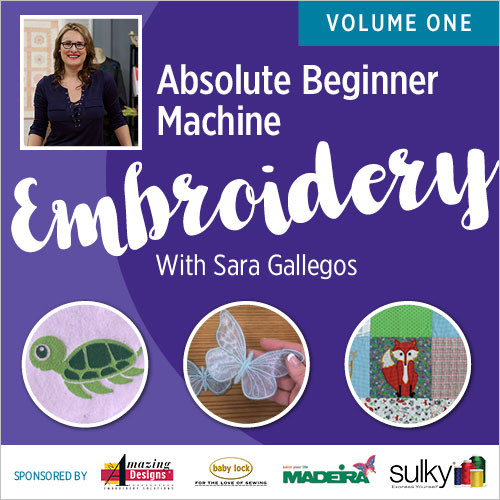 Absolute Beginner Machine Embroidery Video Download