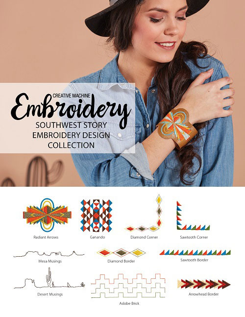 CME Southwest Story Embroidery Design Collection Download