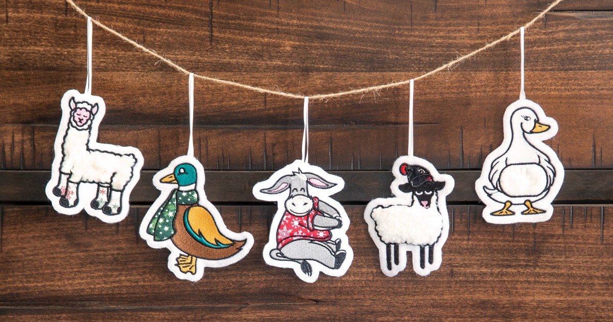 Machine Embroidery Ornaments -image
