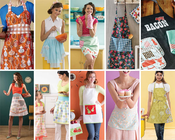 Aprons Sewing Pattern Collection