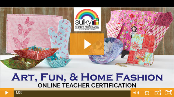 Sulky Presents: ART, FUN, & HOME FASHION! Online Teacher Certification