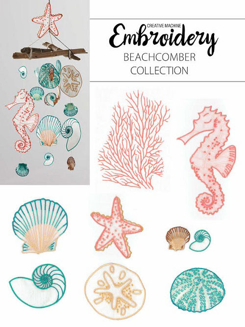 Beachcomber Embroidery Design Collection Download
