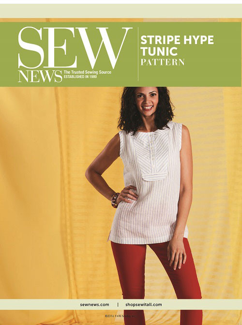 Stripe Hype Tunic Sewing Pattern Download