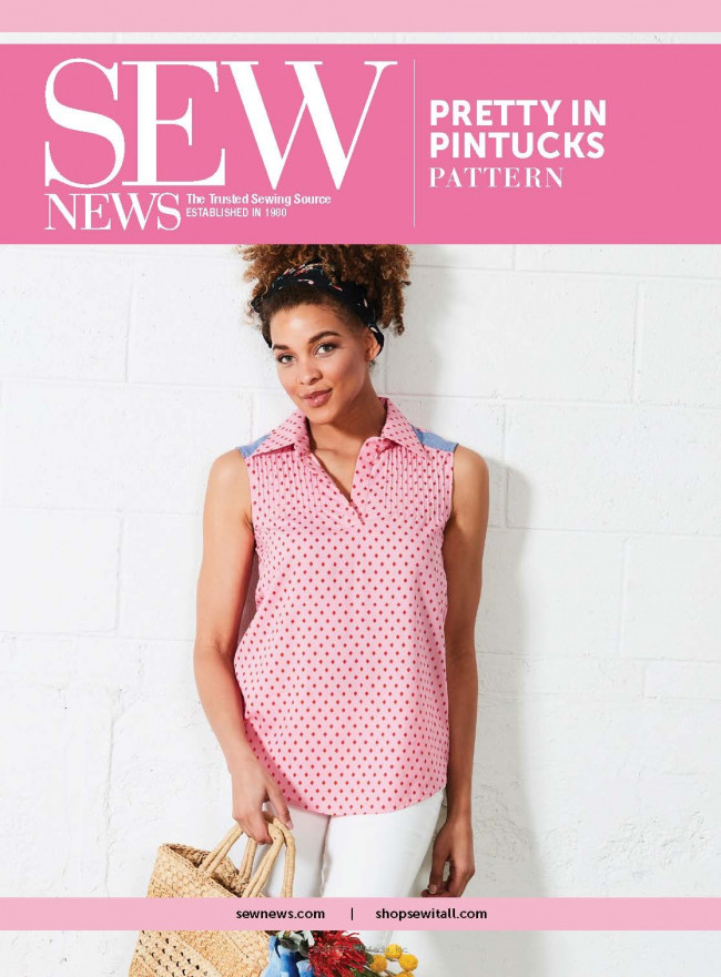 Pretty in Pintucks Tank Sewing Pattern Download