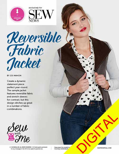 Reversible Fabric Jacket Sewing Pattern Download
