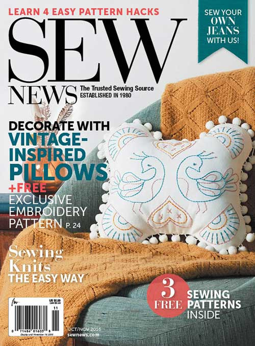 Sew News, October/November 2016 Digital Edition