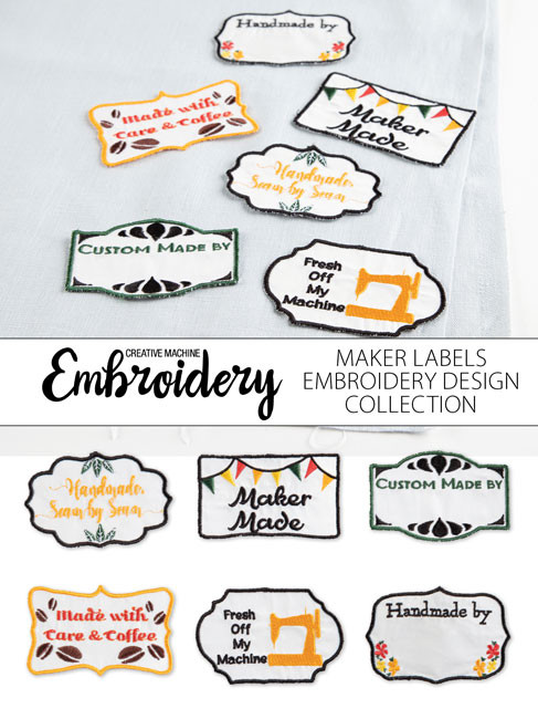 CME Maker Labels Embroidery Design Collection