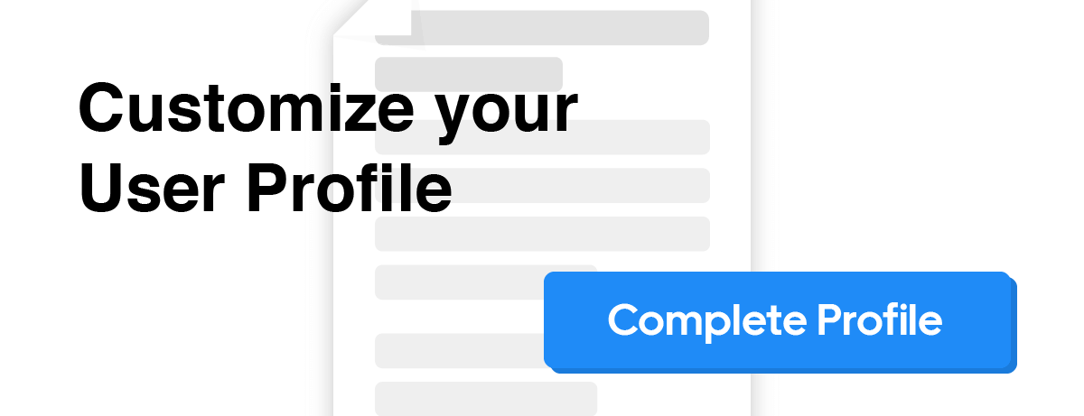Customize Your User Profile