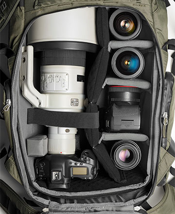 Gitzo Adventury Backpacks designed to carry long lenses