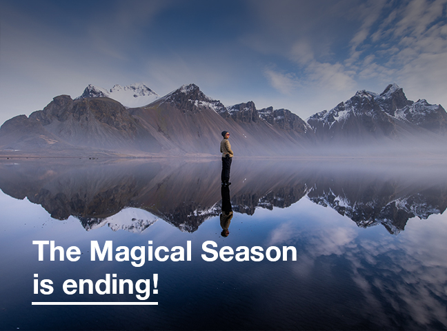 The magical season is ending!