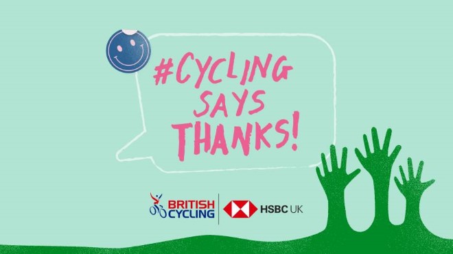 Cycling says thanks