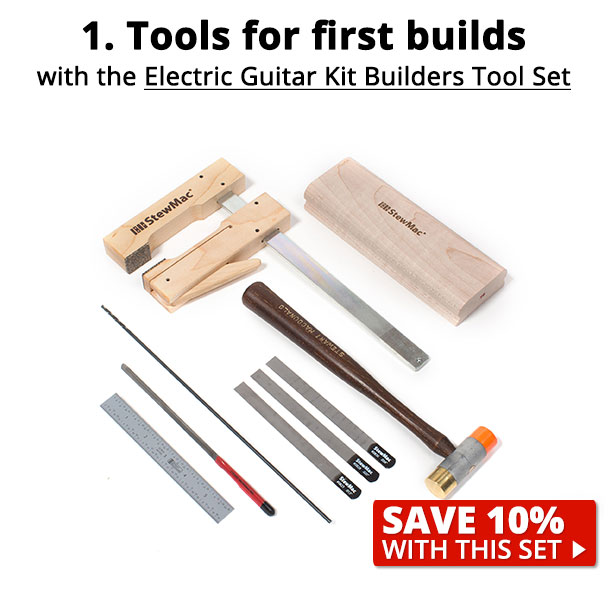 Electric Guitar Kit Builders Tool Set