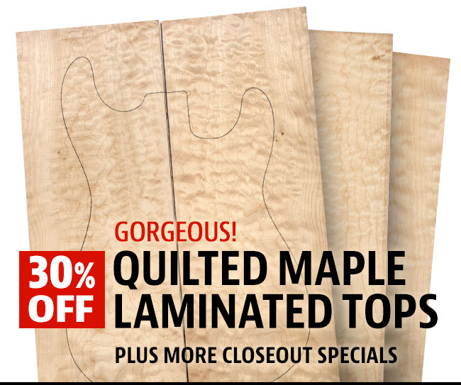 30% OFF Quilted Maple Tops