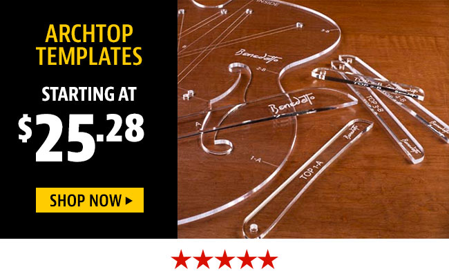 Benedetto Archtop Templates starting at $25.28