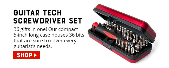 Guitar Tech Screwdriver Set