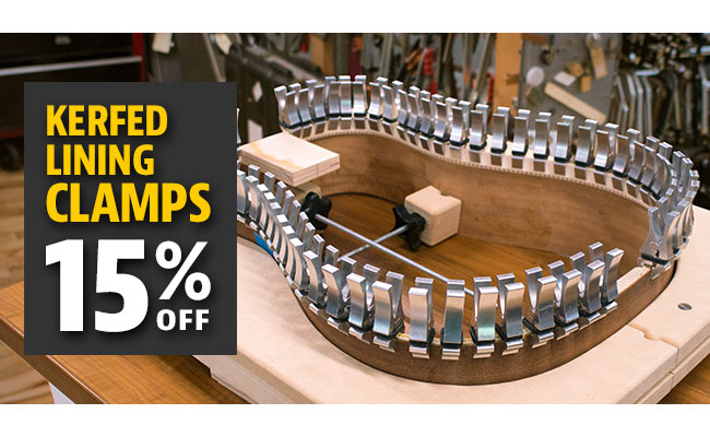 Kerfed Lining Clamps 15% OFF