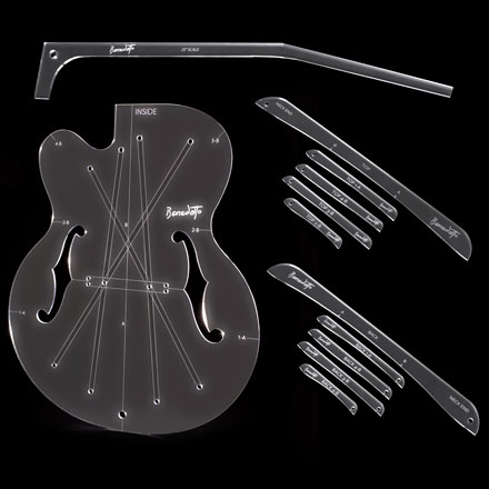 Benedetto Archtop Guitar Templates