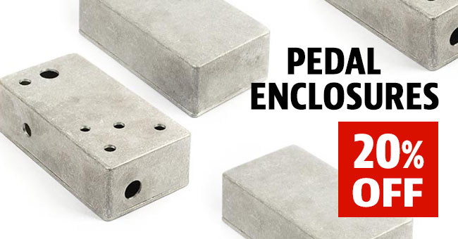 Pedal Enclosures - 20% OFF