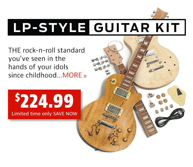 Only $224.99 | LP-Style Electric Guitar Kit