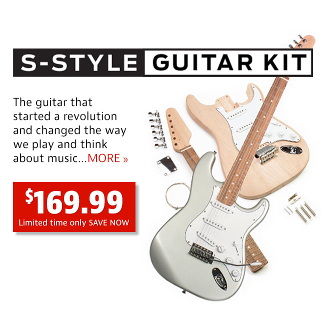 Only $169.99 | S-Style Electric Guitar Kit