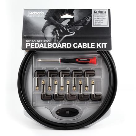 Custom cut cables for pedal boards