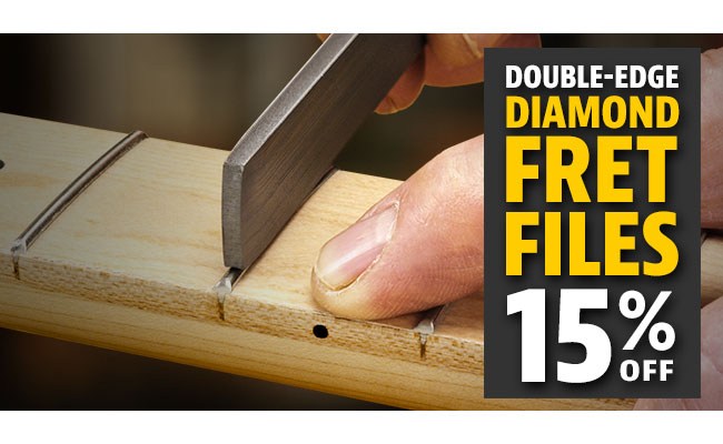 Double-Edge Fret Files 15% OFF