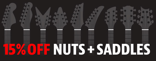 15% OFF Nuts and Saddles!