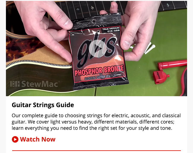 Guitar Strings Guide Video