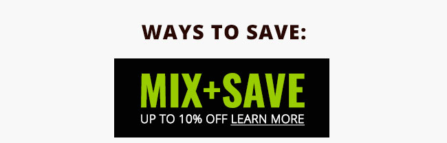 10% OFF with Mix + Save