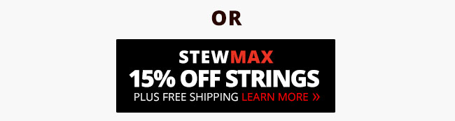 15% OFF with StewMAX