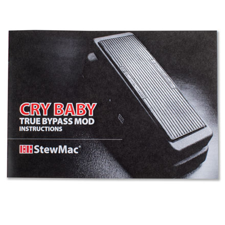 Cry Baby True Bypass Pedal Mod