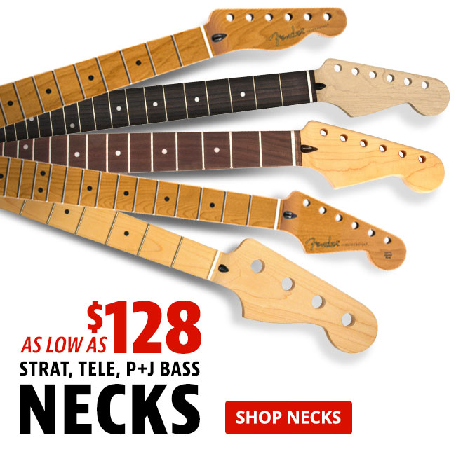 Guitar Necks as low as $128