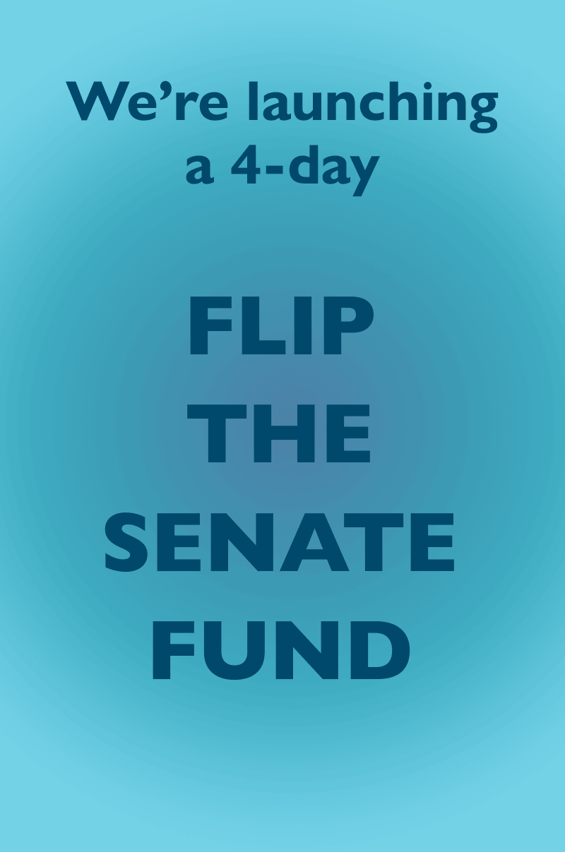 We're launching a four-day Flip the Senate Fund.