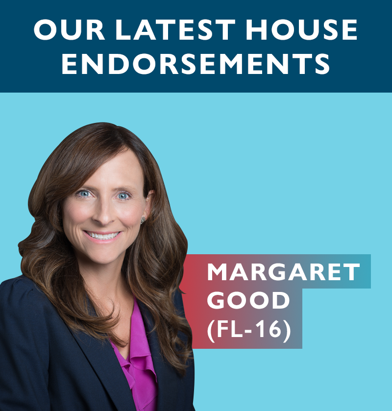 Our latest House endorsements: Margaret Good (FL-16) - red-to-blue