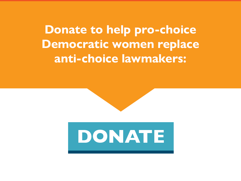 Donate to help pro-choice Democratic women replace anti-choice lawmakers: