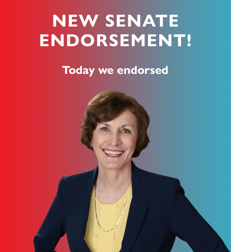 New Senate endorsement! Today we endorsed: