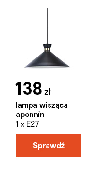 Lampa wiszaca GoodHome Apennin 35 W E27 czarna