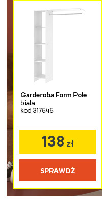 Garderoba Form Pole biala kod 317545