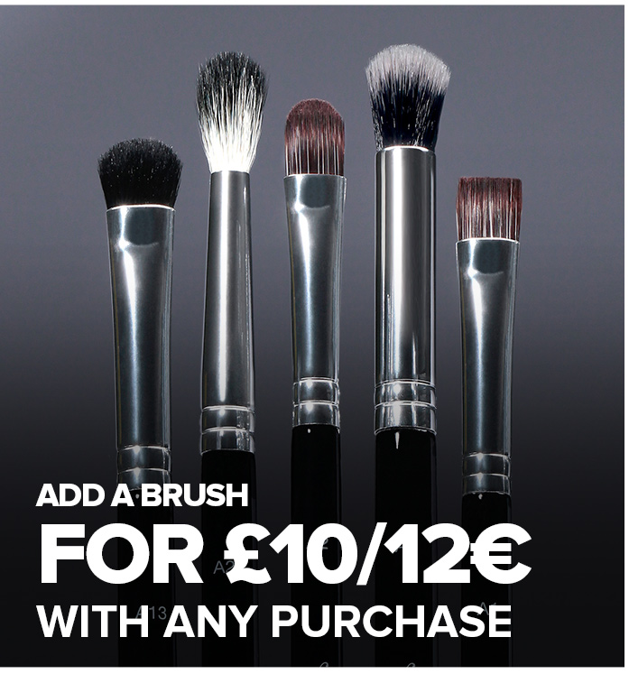 Add a brush for 10/12 with any purchase