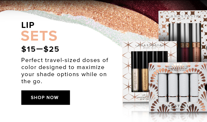 LIP SETS $15$25 Perfect travel-sized doses of color designed to maximize your shade options while on the go. SHOP NOW SHOP NOW