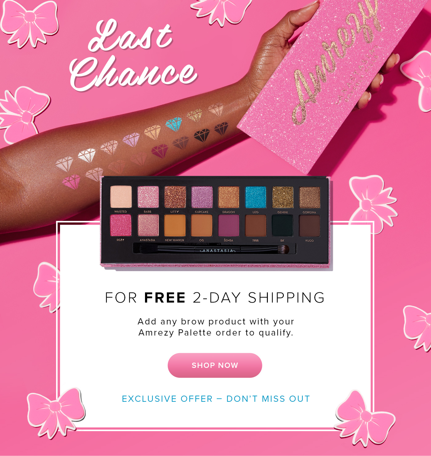 Last chance for free 2-day shipping