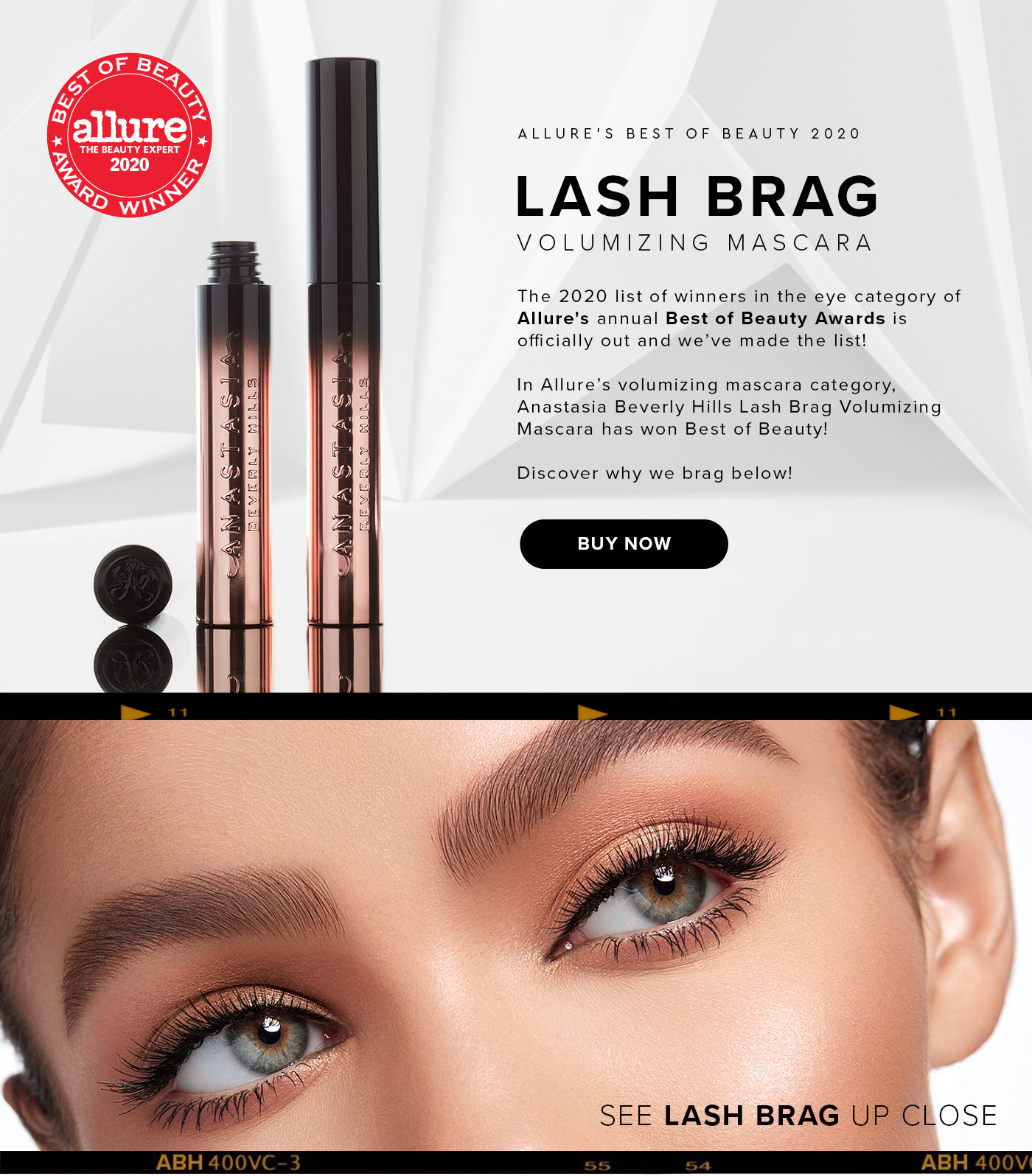 Allure''s Best of Beauty 2020 - Lash Brag Volumizing Mascara - Shop Now