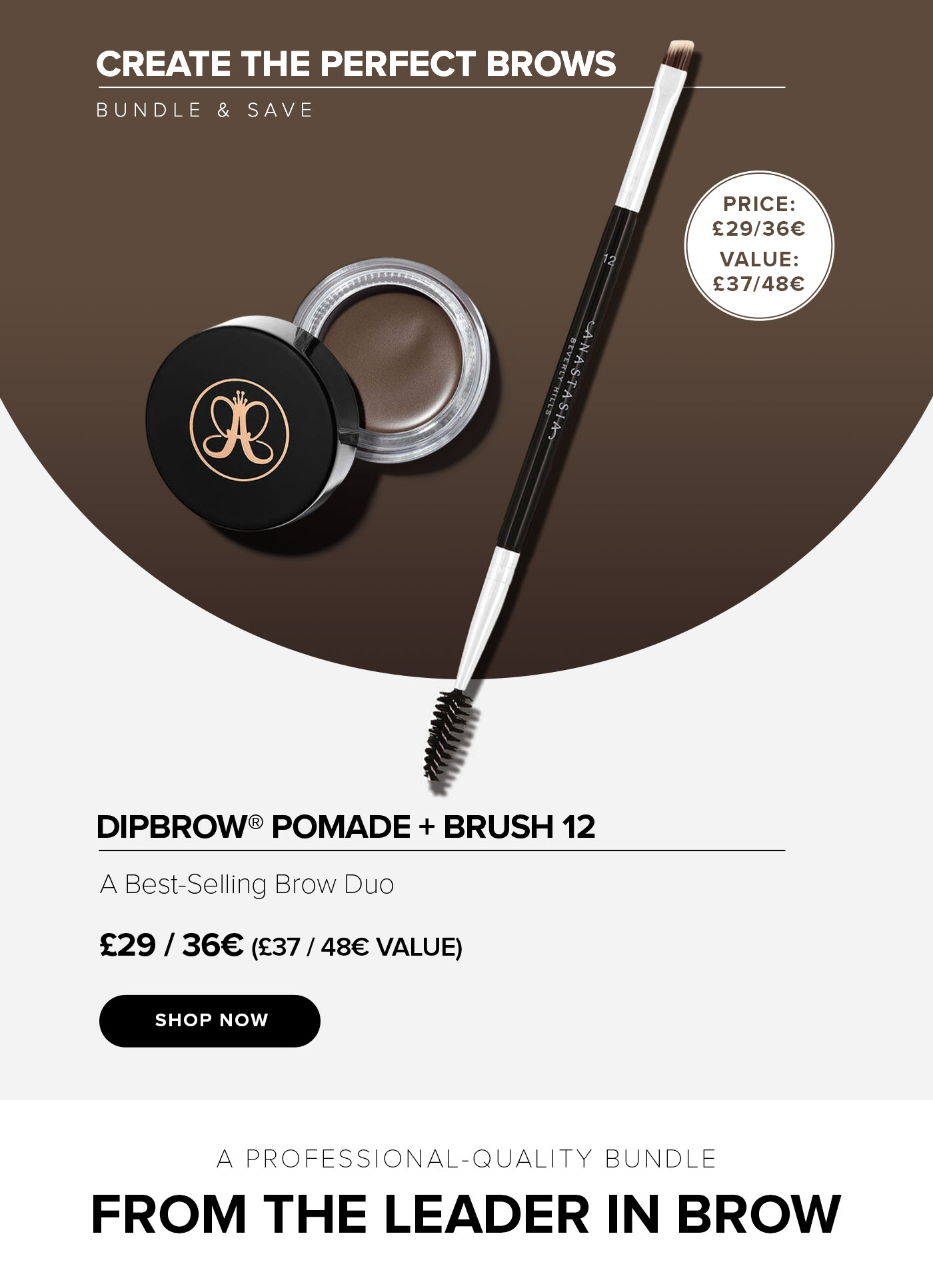 DIPBROW POMADE + BRUSH 12 - A Best-Selling Brow Duo - Shop Now