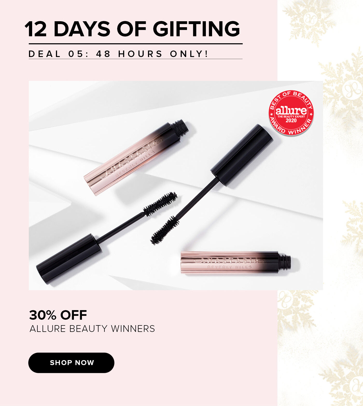 12 Days of Gifting - Deal 5: 30% Off Allure Beauty Winners