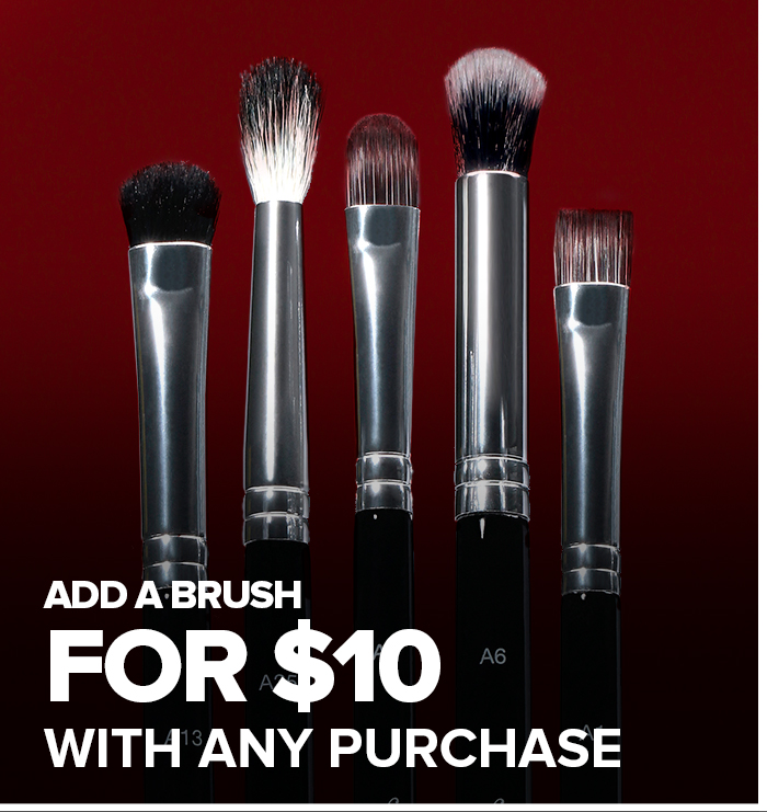 Add A Brush For $10 With Any Purchase