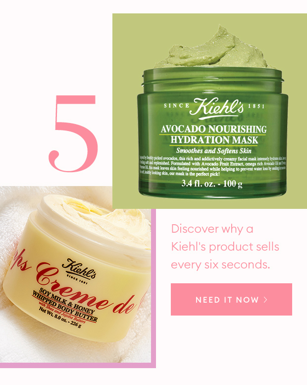Discover why a Kiehl's product sells every six seconds.