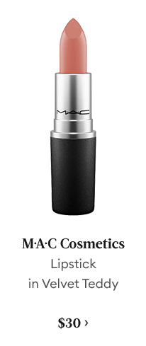 MAC Cosmetics Lipstick in velvet teddy.